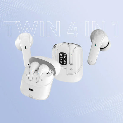 Twin Earbuds  4 in 1